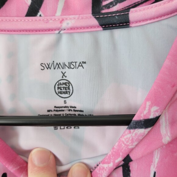 Swiminista X James Peter Henry Rashguard Men's Good Vibes Surf/Swim Shirt NWT - Picture 3 of 5